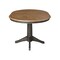 International Concepts Round 36 in Rd top ped table, 12 in leaf, 30.1 inh, dining Height, Hickory/Washed Coal, 36 W, 48 L K45-36RXT-27B - alternate 7